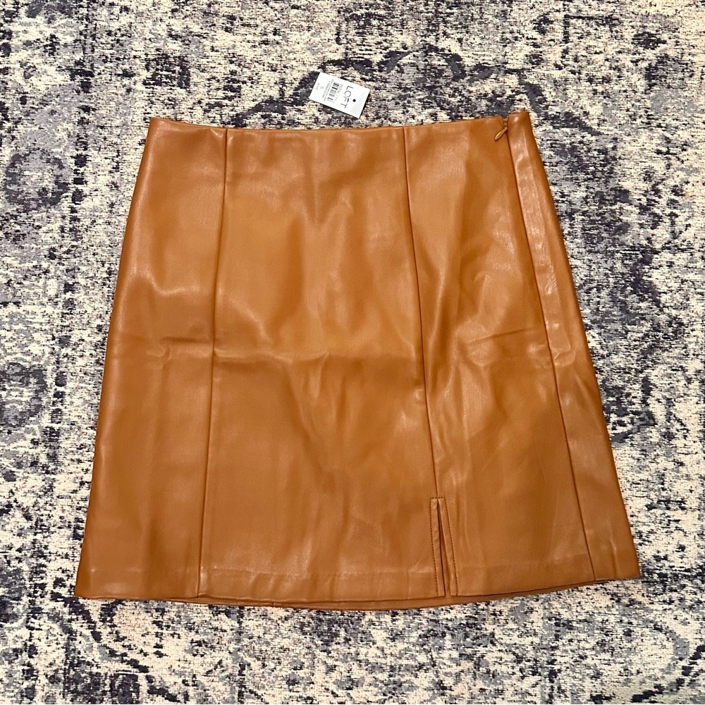 Loft pleather skirt.